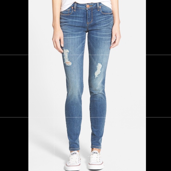 STS Blue Denim - STS Blue Distressed skinny Jeans.